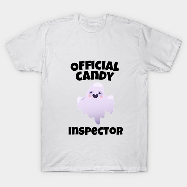 "Official Candy Inspector" Halloween Design T-Shirt by RJCatch